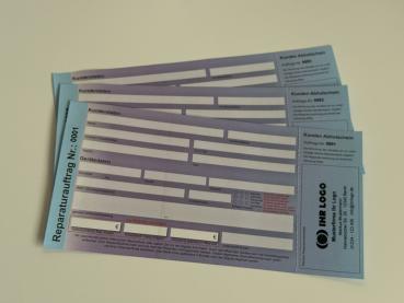 Preview: Reparaturblöcke mit individuellem Aufdruck